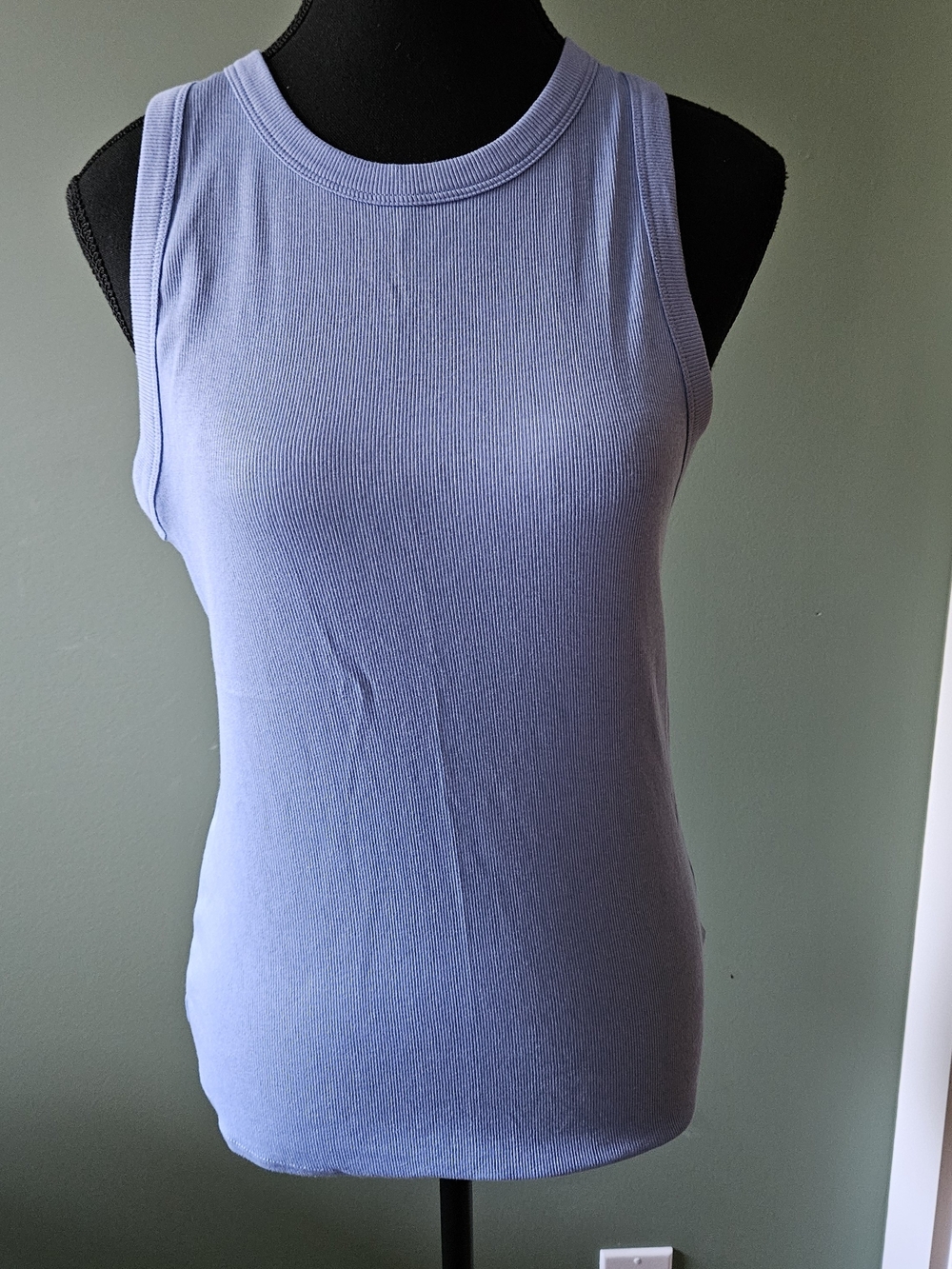 a new day Sleeveless Ribbed Tank Top - Light Blue